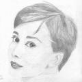 Audrey Hepburn, par Krystyna Umiastowska