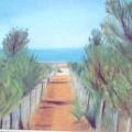 Chemin vers la plage, par Krystyna Umiastowska