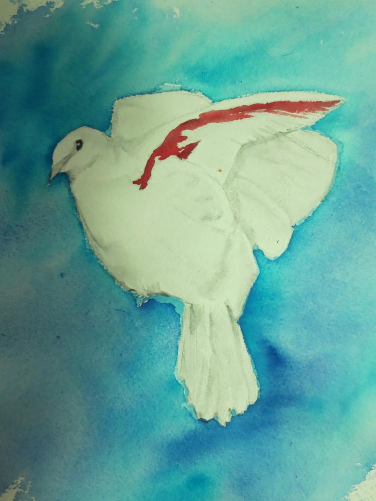Colombe de la paix, par Krystyna Umiastowska