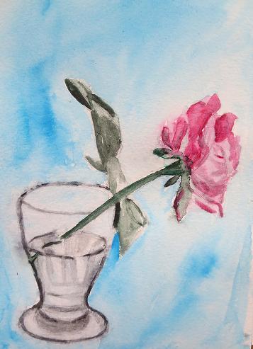Rose, par Krystyna Umiastowska